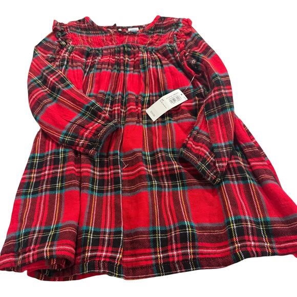 Old Navy Other - Old Navy 3T Toddler Classic Plaid Holiday Dress NWT